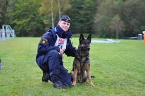 Marin och Brumma på Polishunds SM 2010