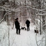 Anneli, Nero, Smilla å Jocke i urskogen...