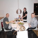 Middagstrevligt med familjen Påhlman.