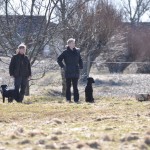 Agneta med Kit å Fia med Nero