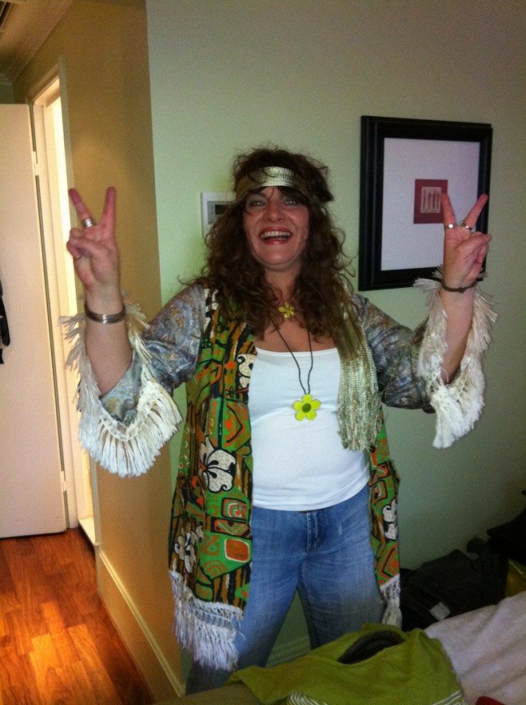 Sylvia har börjat få hippiekänslan.