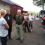 Samling på Annelunds Gård.