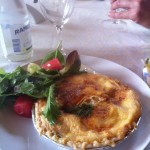 Lyxig laxlunch.