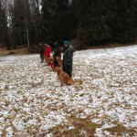 I väntan på att dummysarna skall börja flyga.