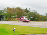 Helikopter på Säve